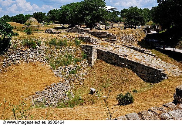 Truthuhn  Rampe  Zitadelle  Troja  Türkei
