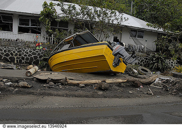 Tsunami Damage  American Samoa