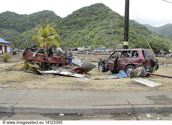 Tsunami Damage  American Samoa