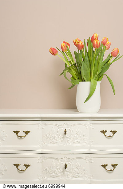 Tulips on Dresser