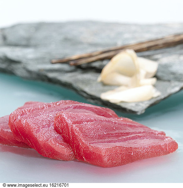Tuna sashimi  close-up