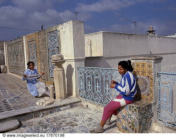 Tunesien. Mädchen in Tunis ca. 1990