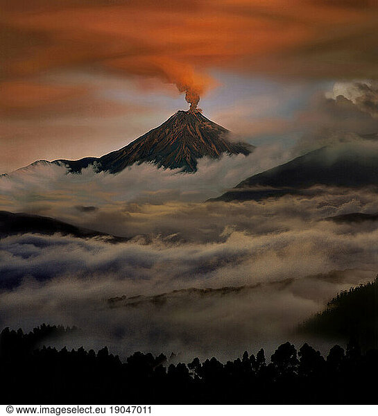 Tungurahua volcano eruption
