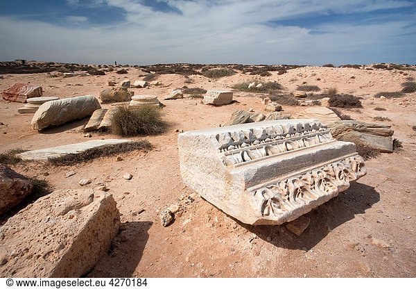 Tunisia, Jerba Island, Meninx, ruins of Roman-era trading post
