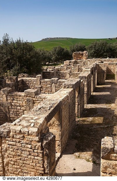 Tunisia  Central Western Tunisia  Dougga  Roman-era city ruins  Unesco site
