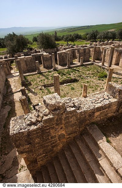 Tunisia Central Western Tunisia Dougga Roman-era city ruins Unesco site