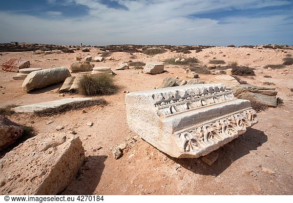Tunisia  Jerba Island  Meninx  ruins of Roman-era trading post