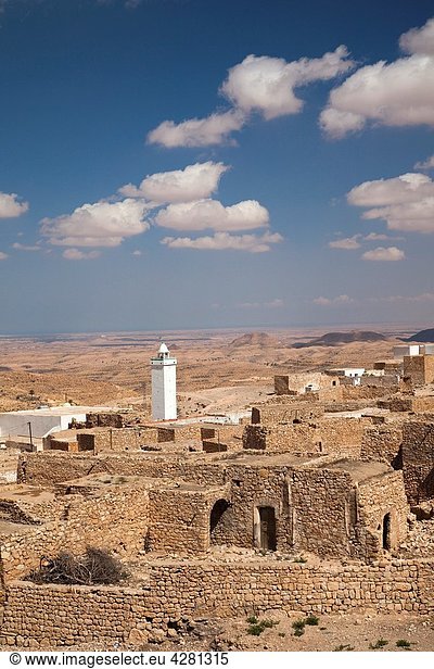 Tunisia  Ksour Area  Toujane  Berber village along Route C 104