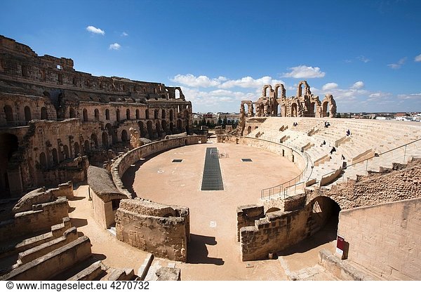 Tunisia Tunisian Central Coast El Jem Roman Colosseum b 238 AD