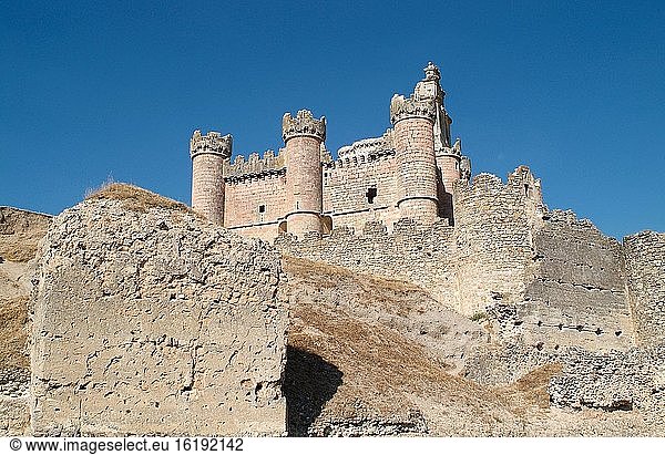 Turegano  Burg (12. Jahrhundert). Provinz Segovia  Kastilien und Leon  Spanien.