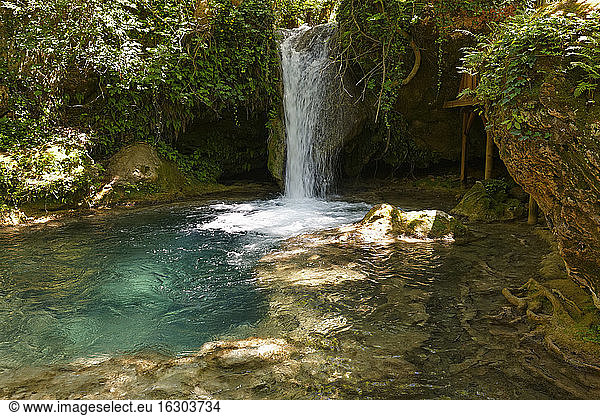 Turkey,  View of Turgut waterfall