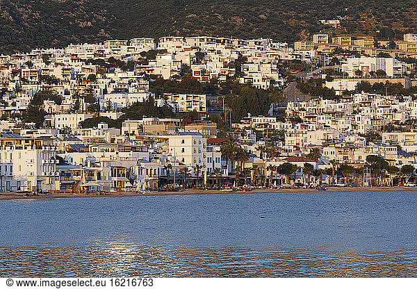 Turkey  Bodrum  View of Kumbahce bay