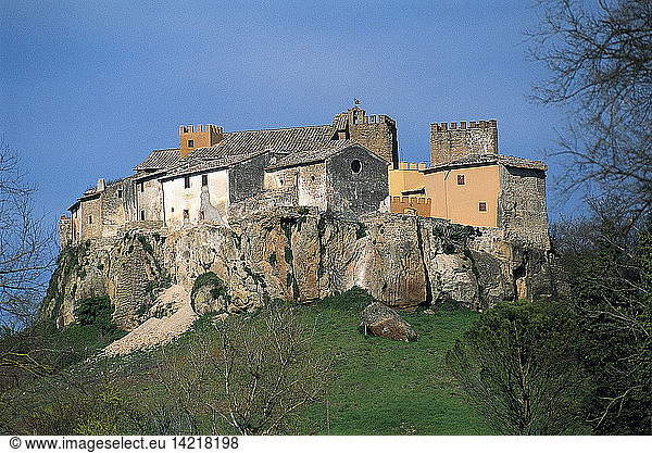 Tuscan fortress  Tuscany  Italy