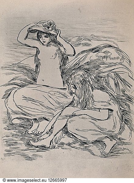 Two Bathers  1946. Artist: Pierre-Auguste Renoir.