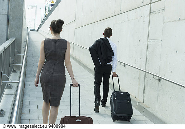two business partners on travel