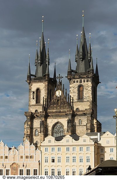 Tyn cathedral  Prague  Czech Republic