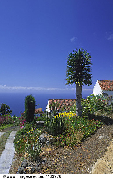 Typisches Bauernhaus (casa rural)  La Palma  Kanarische Inseln  Spanien