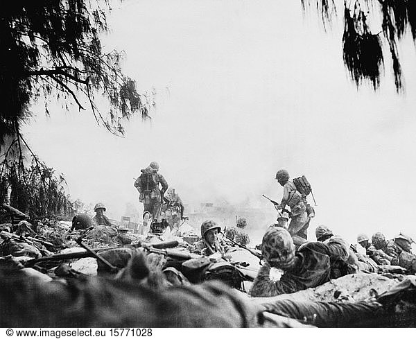U.S. marines  military  New Britain  World War II  historical