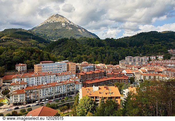 Udalaitz mountain  Arrasate  Mondragon  Gipuzkoa  Basque Country  Spain  Europe
