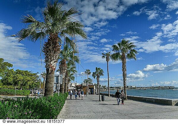 Uferpromenade  Paphos  Zypern  Europa