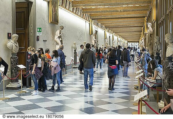 Uffizi gallery  Florence  Italy  Europe