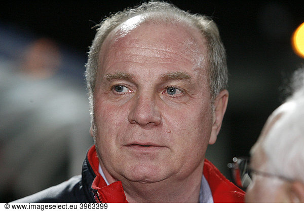 Uli Hoeness  manager of FC Bayern Muenchen  Munich