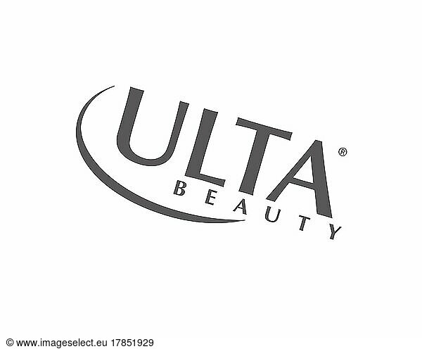 Ulta Beauty  gedrehtes Logo  Weißer Hintergrund B