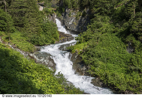 Umbalfall  Umbaltal  Tauern Nationalpark  Hinterbichl  Virgental  Osttirol  Tirol  Österreich  Europa