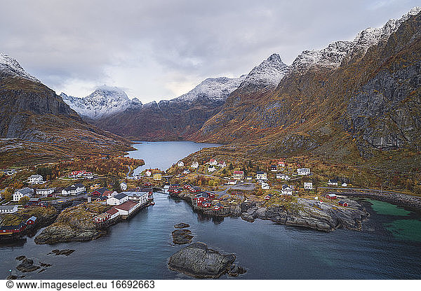Umgebung des norwegischen Dorfes 'A'