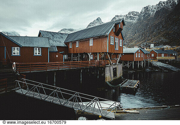 Umgebung des norwegischen Dorfes 'A'