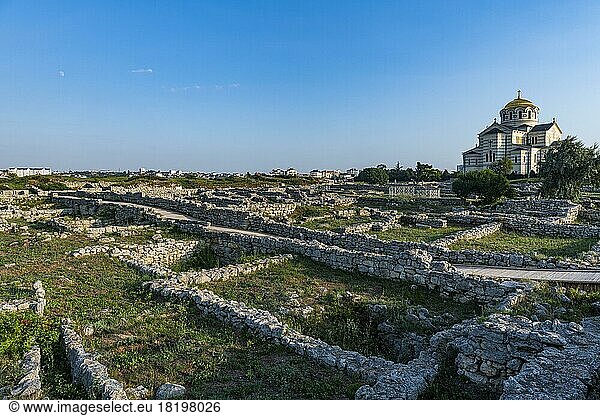 Unesco-Stätte Antiker Chersonesos  Sewastopol  Krim  Russland  Europa