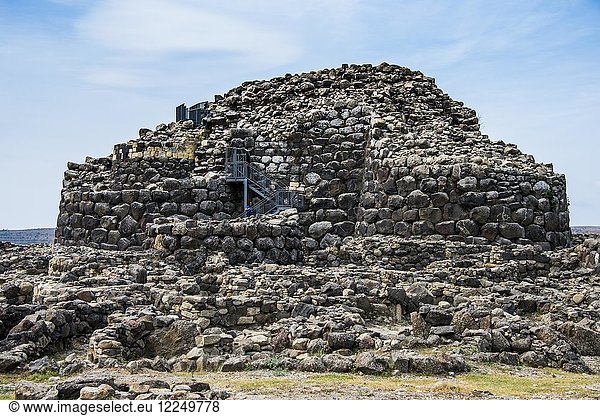 Unesco-Welterbe  Su Nuraxi  nuragische archäologische Stätte in Barumini  Sardinien  Italien  Europa