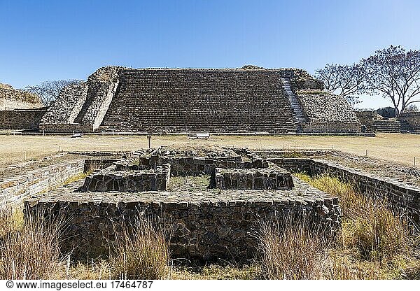 Unesco-Welterbestätte Monte Alban  Oaxaca  Mexiko  Mittelamerika
