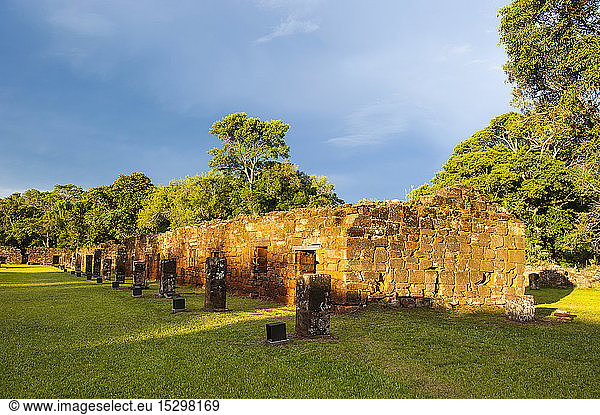 Unesco-Weltkulturerbe Mission von San Ignacio Mini  Argentinien  Südamerika