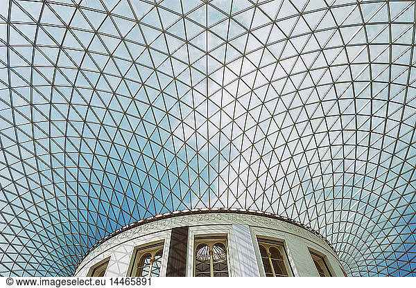 United Kingdom  England  London  British museum  domed ceiling