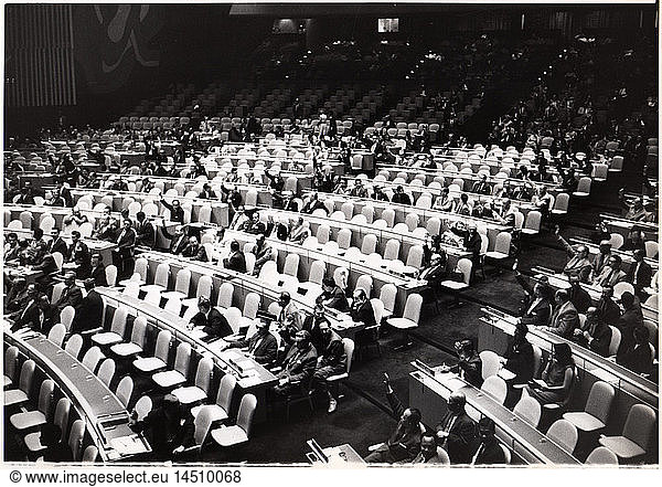 United Nation General Assembly  Arab Peace Plan  New York City  USA  August 21  1958
