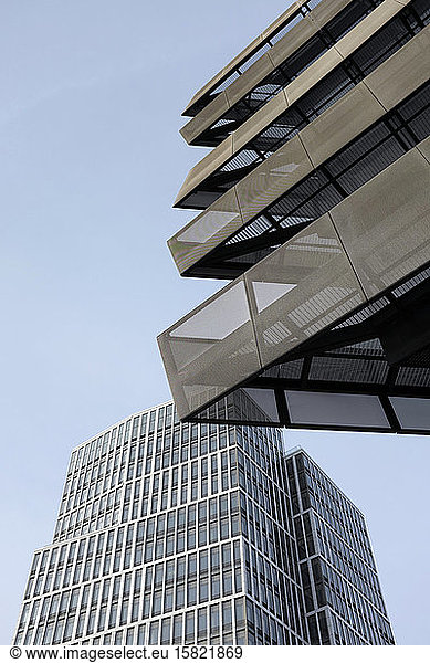 University and modern office building at Hafencity  Hamburg  Germany
