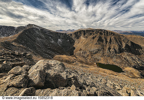Upper Chicago Lake in the Mount Evans Wilderness  Colorado