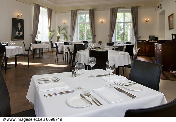 Upscale Hotel Dining Room