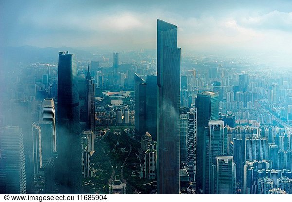 Urban architecture in Guangzhou  China