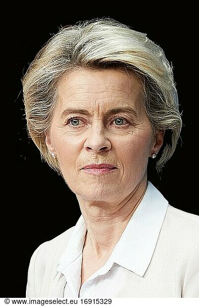 Ursula von der Leyen - *08. 10. 1958: Deutsche Politikerin der CDU und von 2013 bis 2019 Bundesverteidigungsministerin. Seit 2019 Präsidentin der Europäischen Kommission in Brüssel - Deutschland.