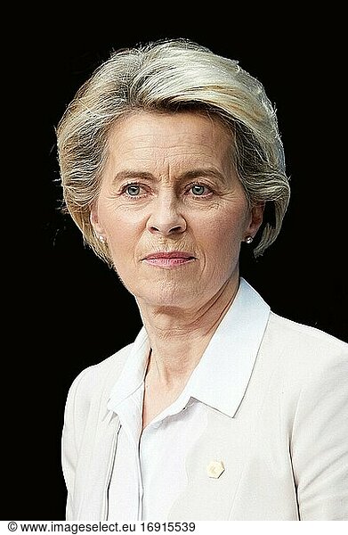 Ursula von der Leyen - *08. 10. 1958: Deutsche Politikerin der CDU und von 2013 bis 2019 Bundesverteidigungsministerin. Seit 2019 Präsidentin der Europäischen Kommission in Brüssel - Deutschland.