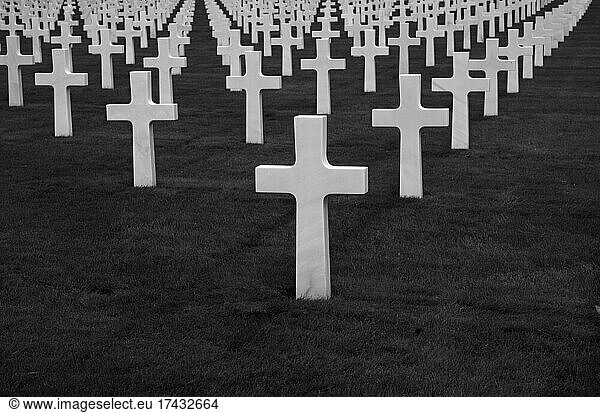 US American Military Cemetery  Cimetière militaire américain de Saint-Avold  English Lorraine American Cemetery and Memorial  Saint-Avold  Moselle  France  Europe