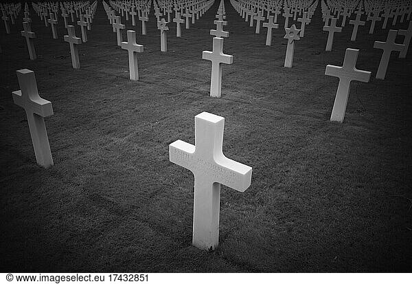 US American Military Cemetery  Cimetière militaire américain de Saint-Avold  English Lorraine American Cemetery and Memorial  Saint-Avold  Moselle  France  Europe