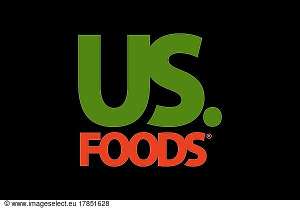 US Gastronomieunternehmen  s US Gastronomieunternehmen  s  Logo  Schwarzer Hintergrund