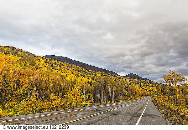USA  Alaska  View of Richardson Highway