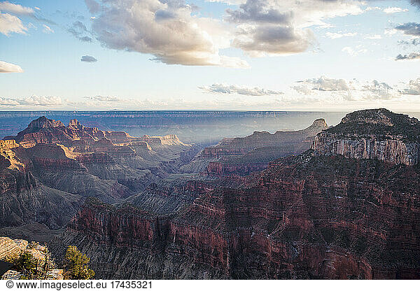USA  Arizona  Grand Canyon National Park North Rim at sunset