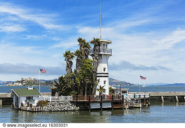 USA  California  San Francisco  Lighthouse on Forbes Island