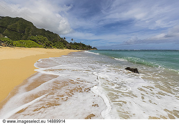 USA Hawaii Oahu Ka'O'lo Point Strand