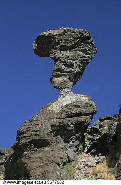 USA Idaho Twin Falls Balanced Rock